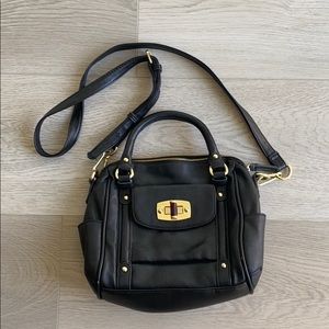 Black cross body purse